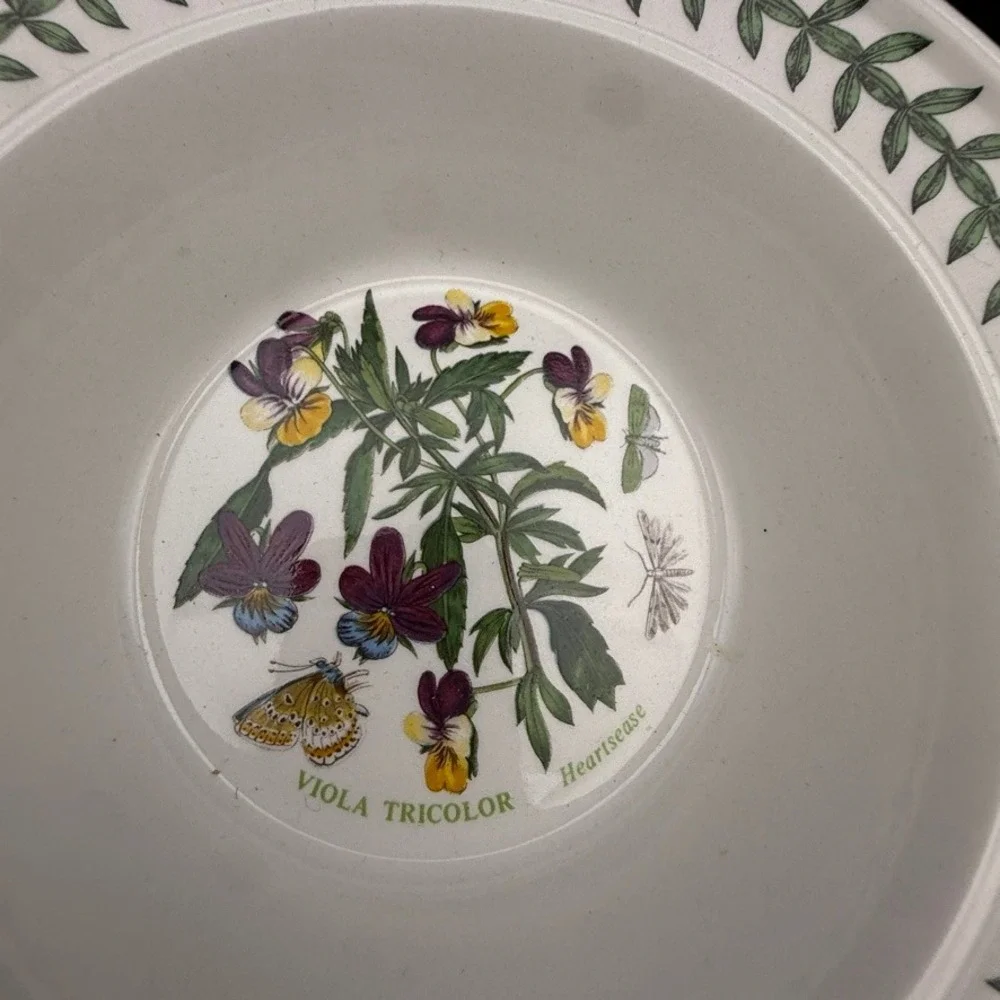 Vtg Portmeirion Botanic Garden  Bowls Set of 3 6.5